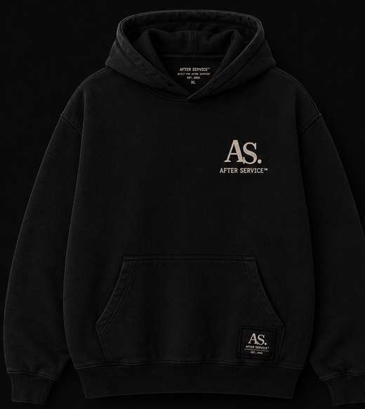 AFTER SERVICE™ Original Hoodie — Black