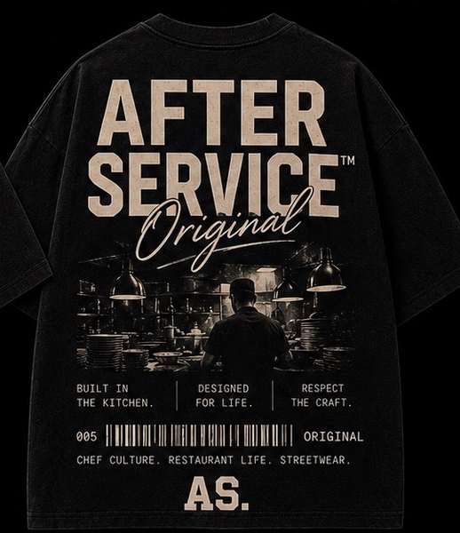 AFTER SERVICE™ Original Tee — Black