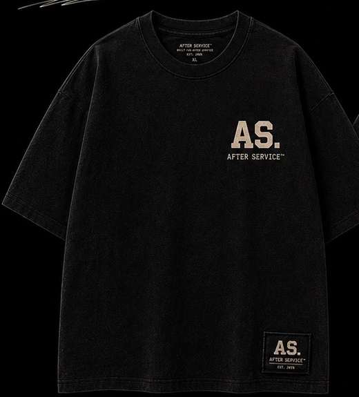 AFTER SERVICE™ Original Tee — Black